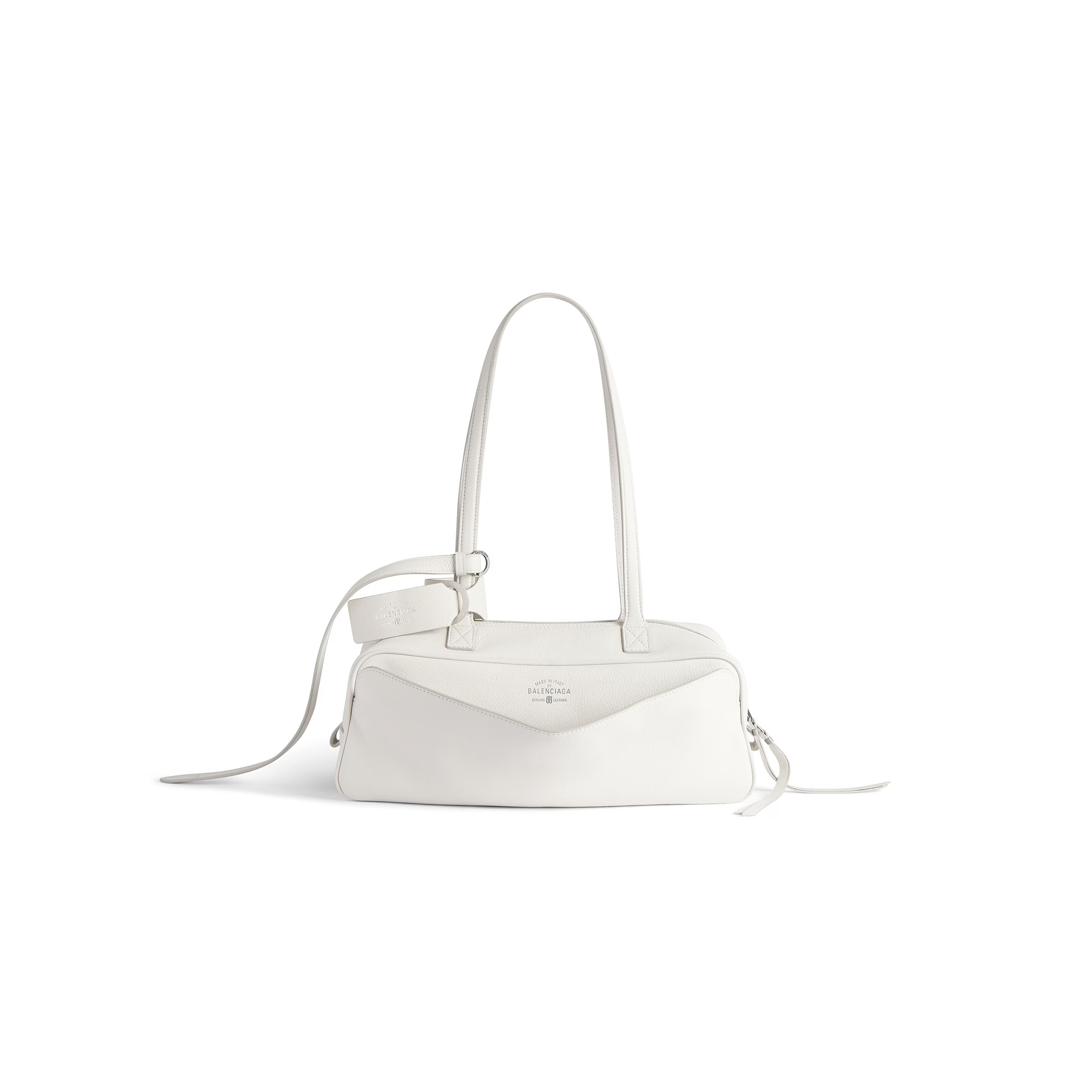 Ba*len*cia*ga women''s carrie bowling bag small in white 8329202abnp9016 (30.9*11.9*11.9cm)